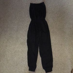 Black one piece romper